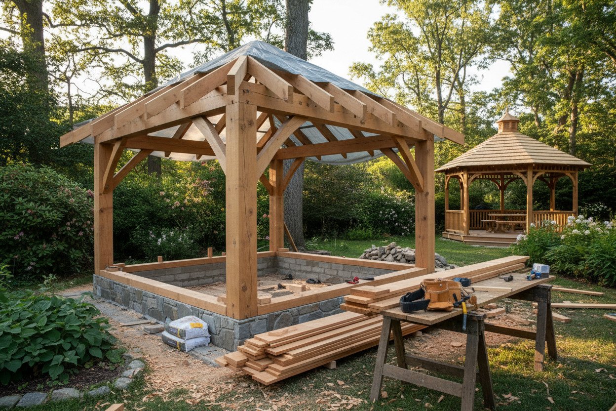 Altana drewniana — materiały i konstrukcja