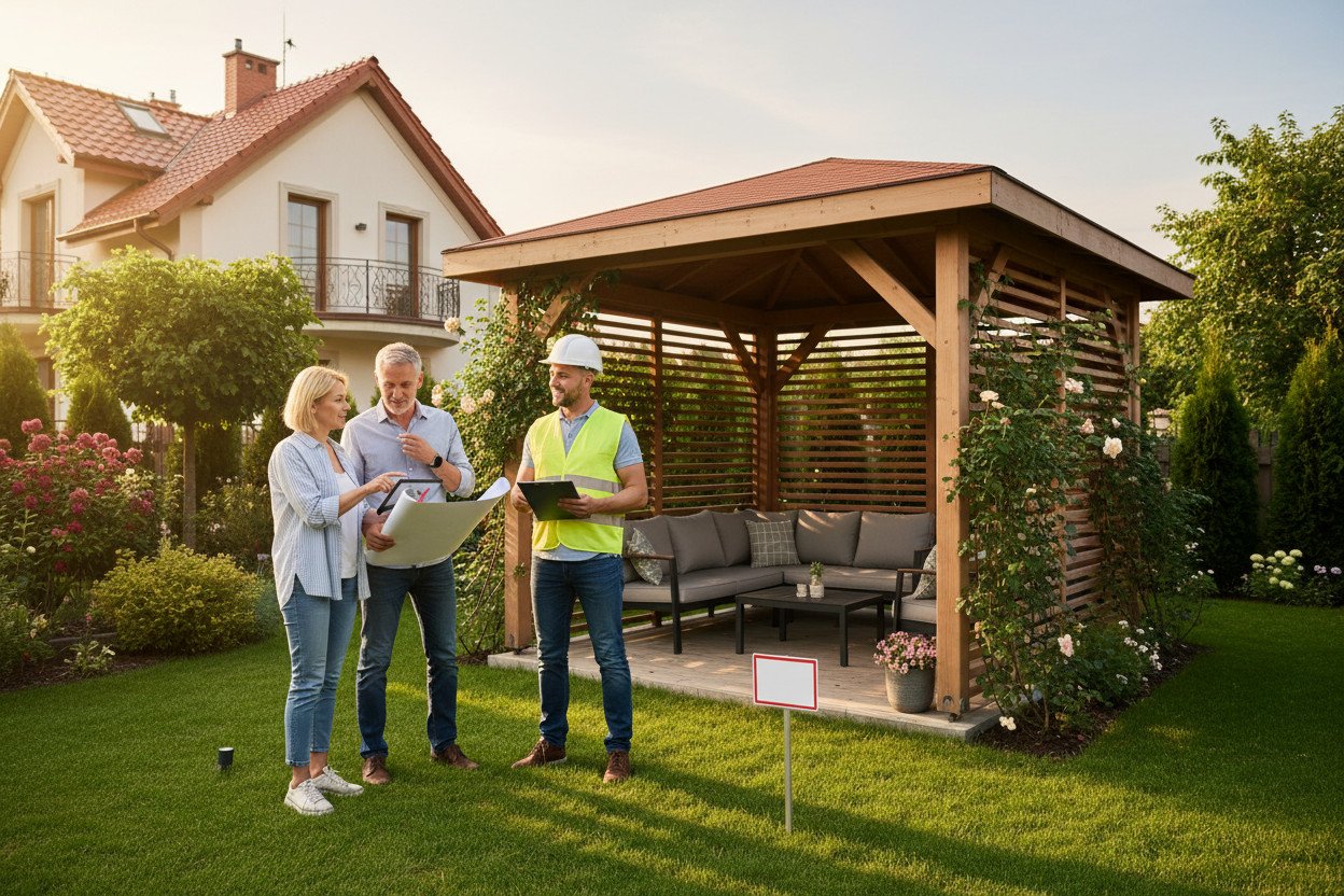Altana ogrodowa — kiedy potrzebujesz pozwolenia na budowę