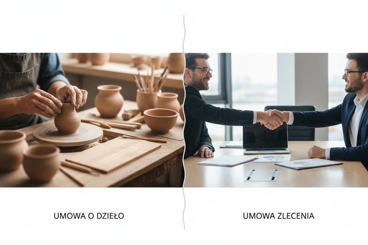 Czym różni się umowa o dzieło od umowy zlecenia