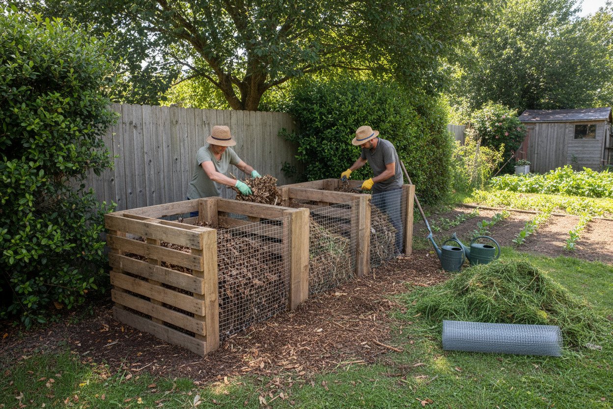 Gdzie ustawić kompostownik w ogrodzie i jak go założyć