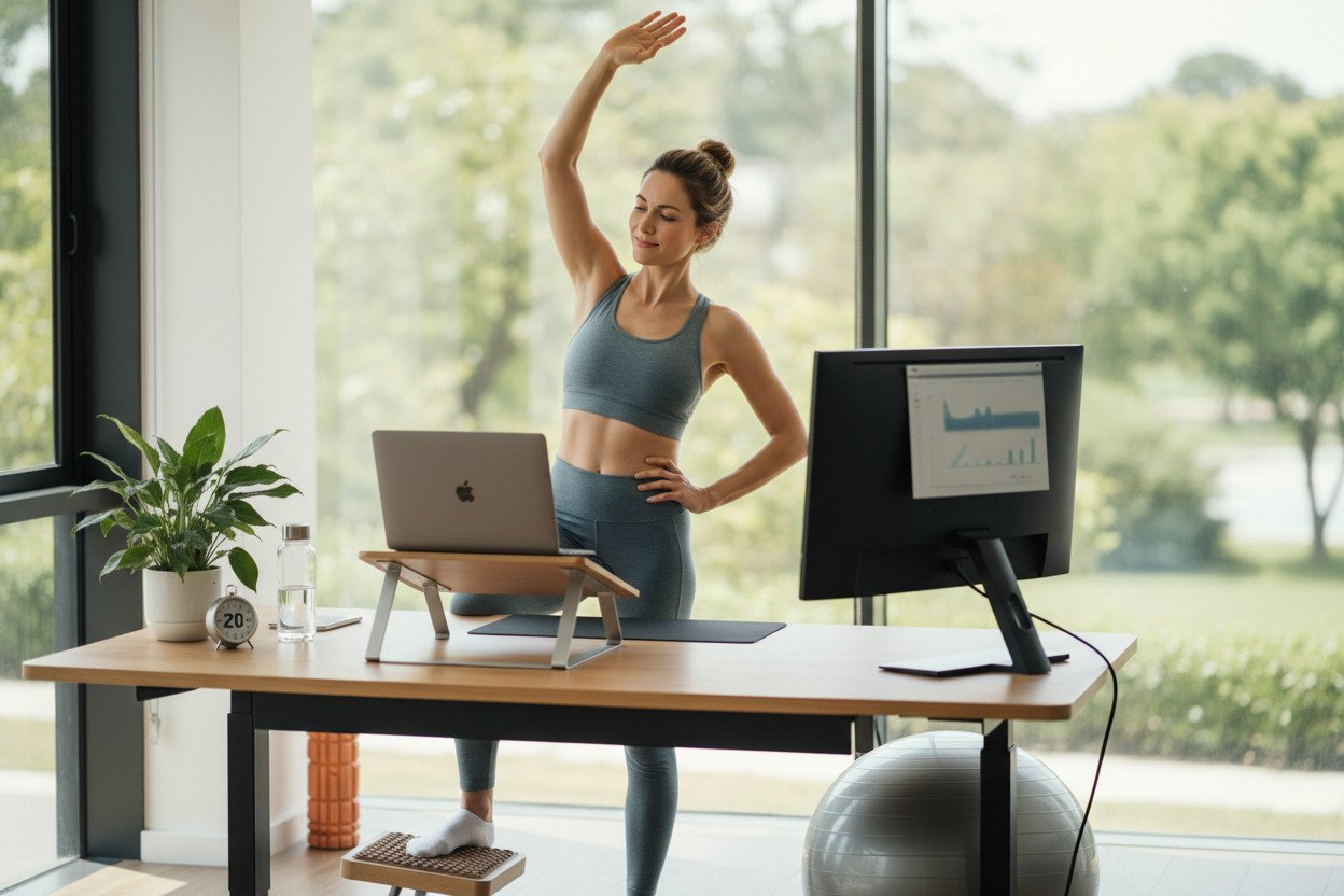 Nawyki, które zmniejszają ból pleców przy pracy biurowej