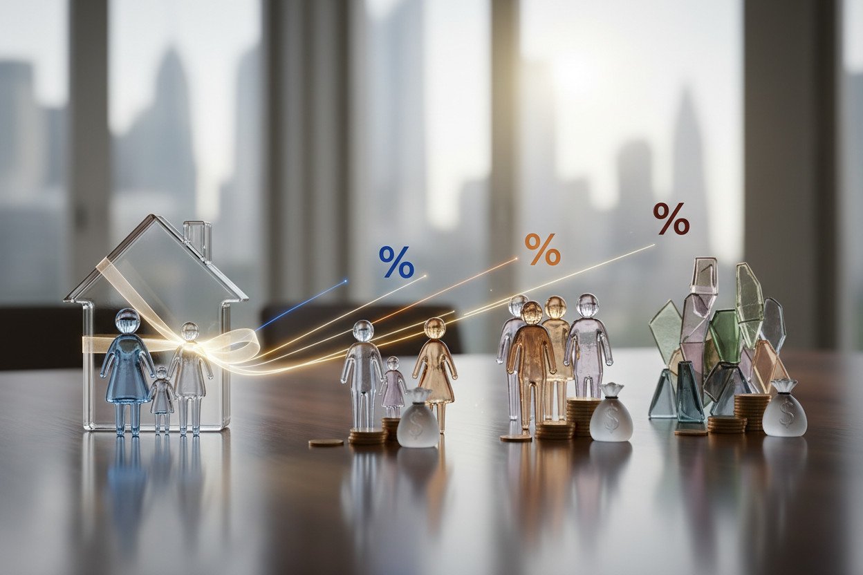 Podatek od darowizny — grupy podatkowe i stawki