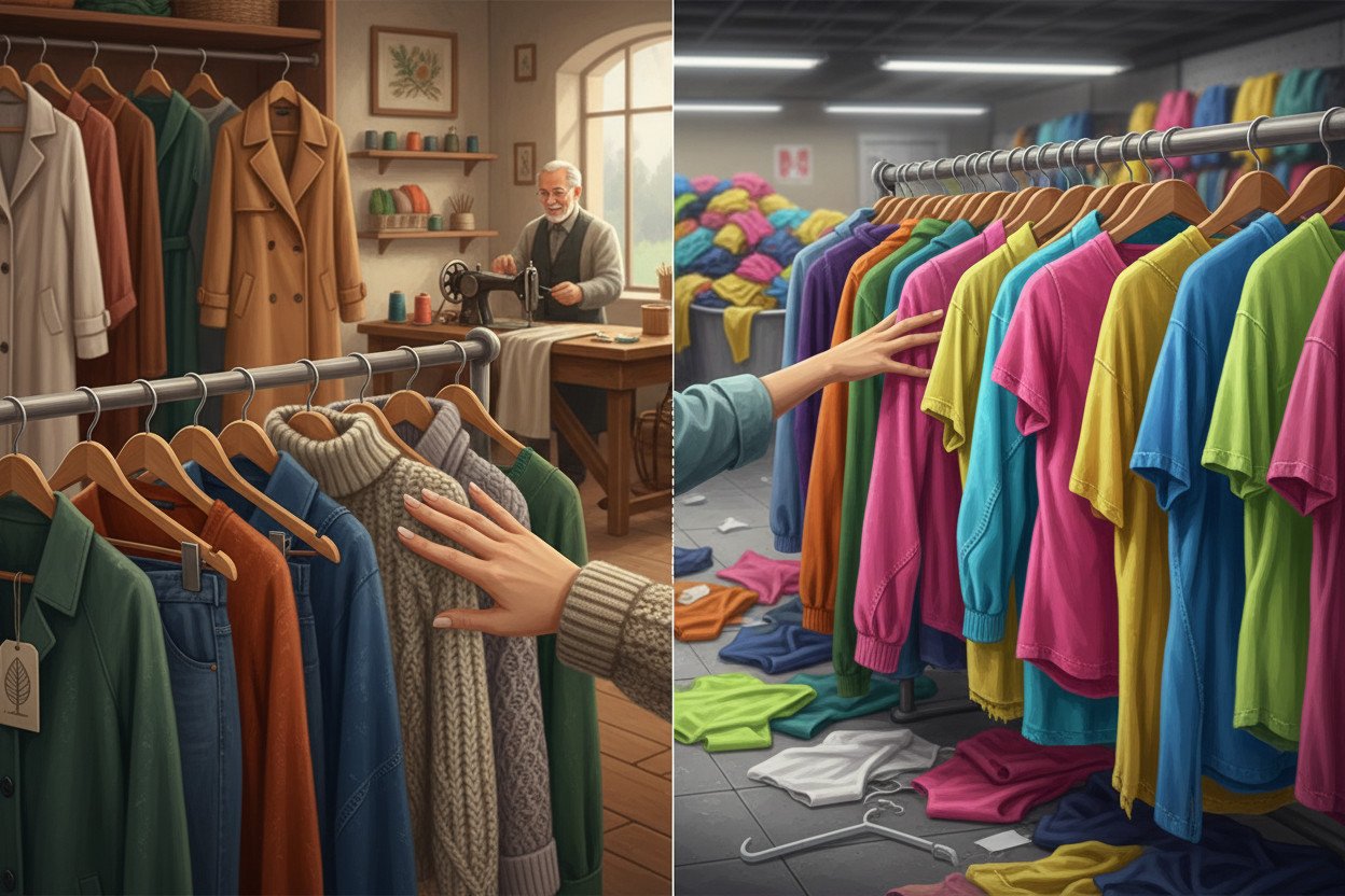 Slow fashion kontra fast fashion — różnica, którą widać w jakości