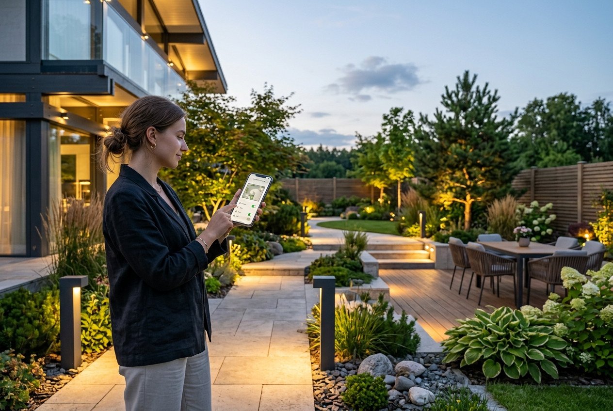 Sterowanie oświetleniem ogrodowym — od timerów po systemy smart home