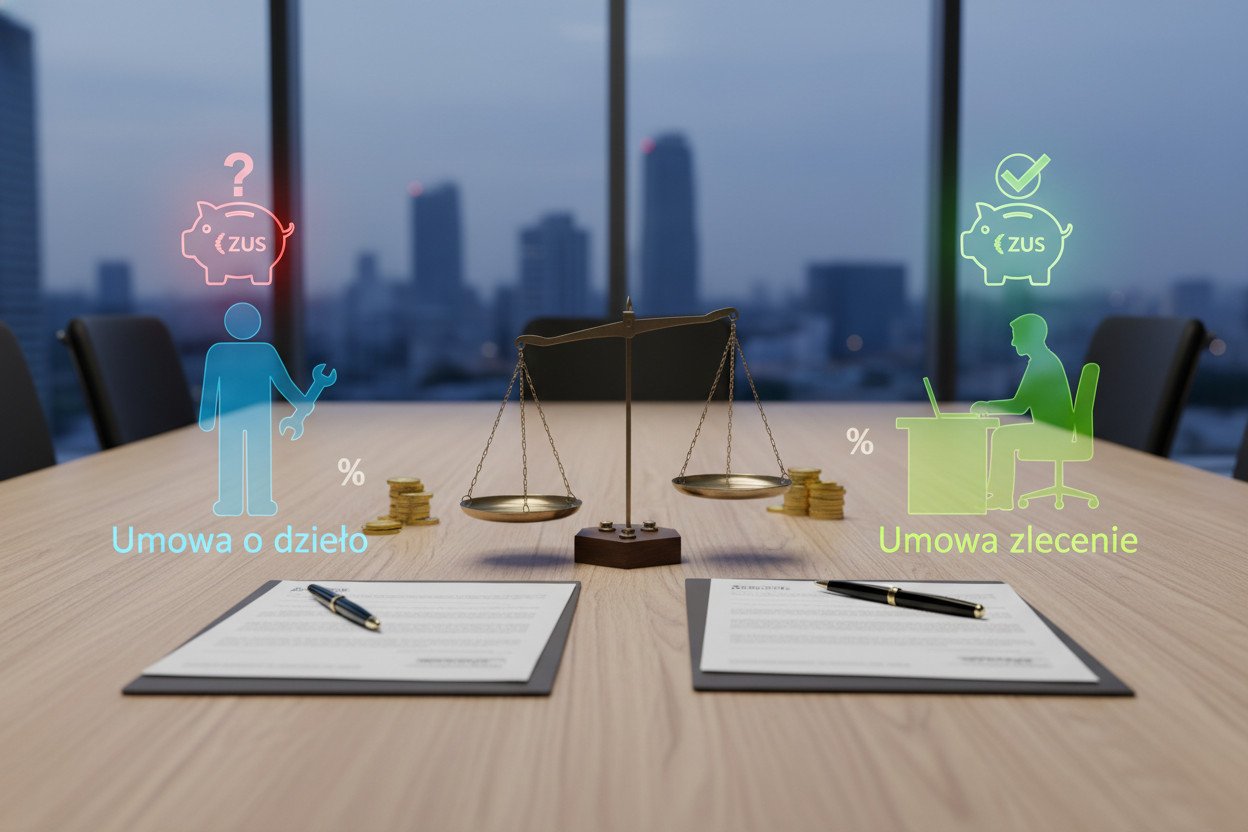 Umowa o dzieło ZUS — kiedy składki są obowiązkowe