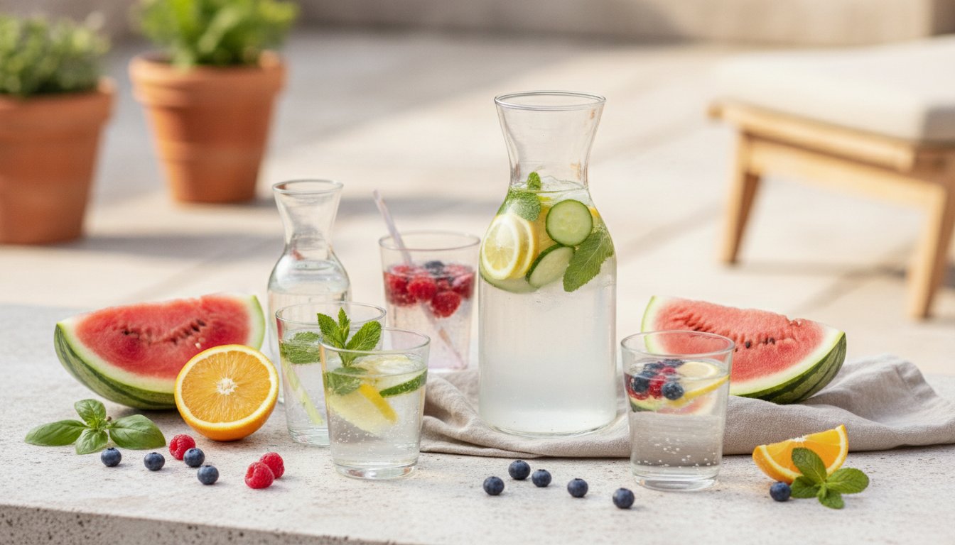 Nawodnienie organizmu latem – domowe sposoby